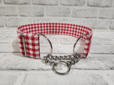 Picnic 2" XL Chain Martingale Dog Collar 17"-28"