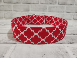 Crimson 2" XL Martingale Dog Collar 17"-28"