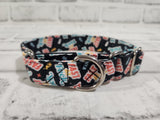 Fast As F*ck 1" X-Small Martingale Collar  9"-11"