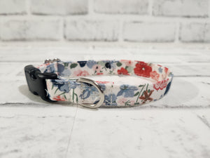 Ditzy Floral 5/8" X-Small Buckle Collar  7"-11"