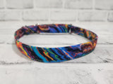 Psychedelic Swirl 3/4" Medium Martingale Collar 12"-19"