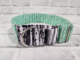 Birch Tree Two Tone 2" Large Martingale Dog Collar 17"-24"