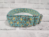 Lemon 1.5" Large Martingale Dog Collar 17"-24"