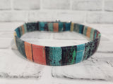 Vintage Barn Wood 1" Large Martingale Collar 17"-24"
