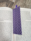 Tiny Floral on Purple Bookmark