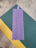 Tiny Floral on Purple Bookmark