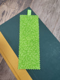 Lime Green Floral Bookmark