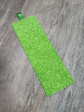 Lime Green Floral Bookmark