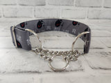 You'll Float 1.5" Medium Chain Martingale Dog Collar 12"-19"