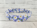 Purple Daisy 1" Medium Martingale Collar 12"-19"