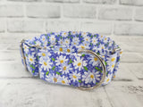 Purple Daisy 2" Medium Martingale Collar 12"-19"
