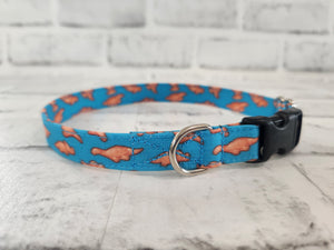 Dino Nuggets 5/8" Small Buckle Collar 10"-15"