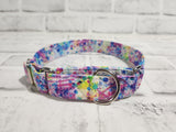 Color Splat 1" Medium Martingale Collar 12"-19"