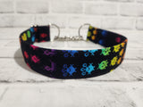 Retro Video Game 1.5" Large Chain Martingale Collar 17"-24"