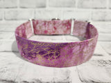Gold Crackle 1.5" Medium Martingale Collar 12"-19"