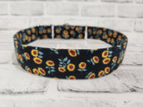Summer Sunflowers 1.5" XL Martingale Collar 19"-28"