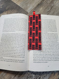 A**hole (Red and Black) Bookmark