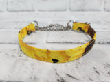 Sunflower 1/2" X-Small Chain Martingale Collar  9"-11"