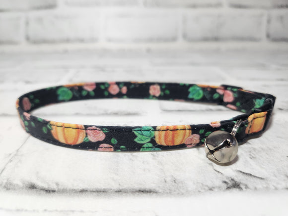Pumpkin Patch Cat Collar 3/8