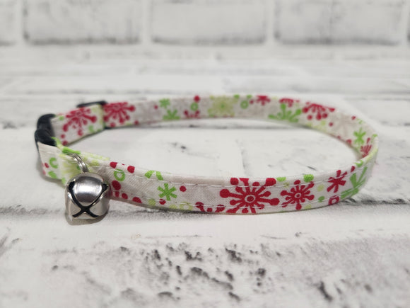Snowflake Cat Collar 3/8