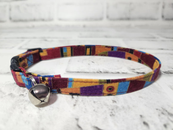 Geometric Cat Collar 3/8