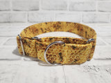 Honey Bee 1.5" Large Martingale Dog Collar 17"-24"
