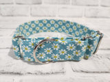Ditzy Daisy 1.5" Medium Martingale Collar 12"-19"