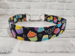 Cupcake 1.5" XL Chain Martingale Collar 17"-28"