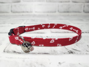 Valenitne Arrows Cat Collar 3/8"