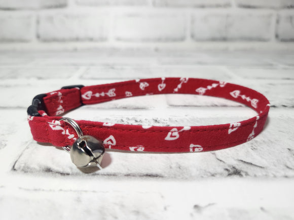 Valenitne Arrows Cat Collar 3/8