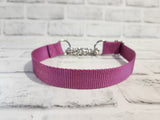 Rose 1" Medium Nylon Chain Martingale Collar 12"-19"
