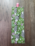 Floral Opossum Bookmark