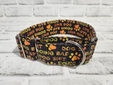 Doing Bad Dog Sh*t 2" Medium Martingale Collar 12"-19"