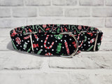 Christmas Candy 1.5" XL Martingale Collar 19"-28"