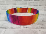 Rainbow 2" XL Martingale Dog Collar 17"-28"