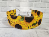 Sunflower 2" Large Chain Martingale Collar 17"-24"