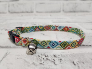Colorful Cat Collar 3/8"