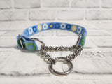 Elementary Dots 3/4" Medium Chain Martingale Collar 12"-19"
