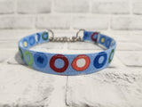 Elementary Dots 3/4" Medium Chain Martingale Collar 12"-19"