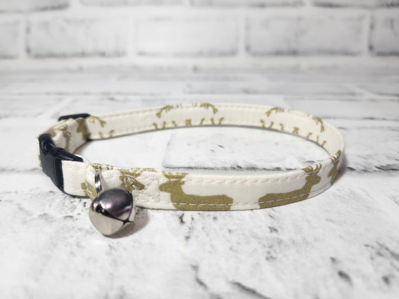 Reindeer Cat Collar 3/8