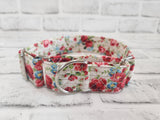 Rose Bouquet 1.5" Medium Martingale Collar 12"-19"
