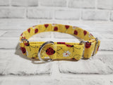 Spring Ladybug 1" Medium Martingale Collar 12"-19"