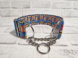 Hotdogs and Hamburgers 2" Medium Chain Martingale Collar 12"-19"