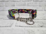 Dragonfly 1.5" Large Chain Martingale Collar 17"-24"