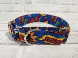 Comic Book 1.5" Medium Martingale Collar 12"-19"