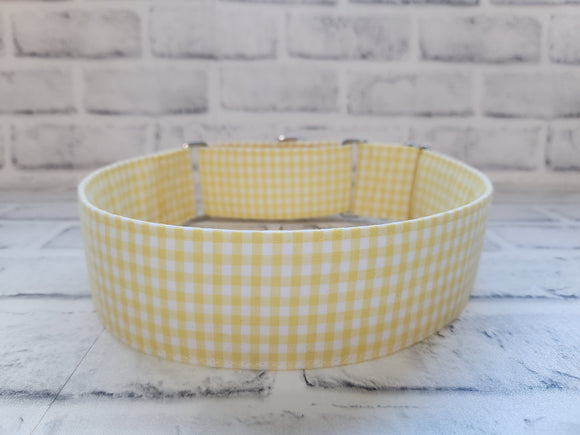 Yellow and White Gingham 2