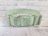 Vintage Easter Bunny 2" XL Martingale Dog Collar 17"-28"