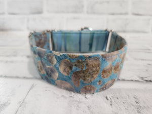 Ocean Floor Two-Tone 1.5" Small Martingale Collar 10"-15"