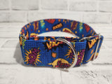 Comic Book 2" Large Martingale Dog Collar 17"-24"