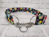 Cupcake 1.5" XL Chain Martingale Collar 17"-28"
